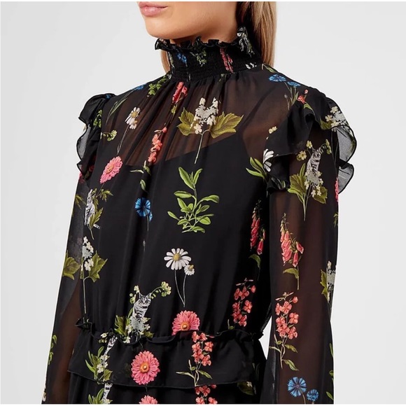 Ted Baker Simarra Florence Midi Dress TED - Picture 2 of 4